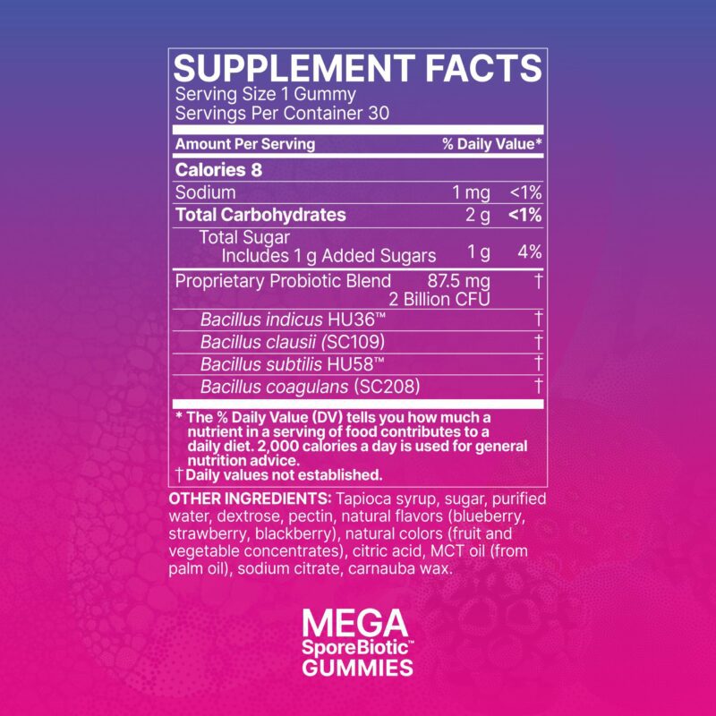 MegaSporeBiotic For Kids Gummies - Image 4