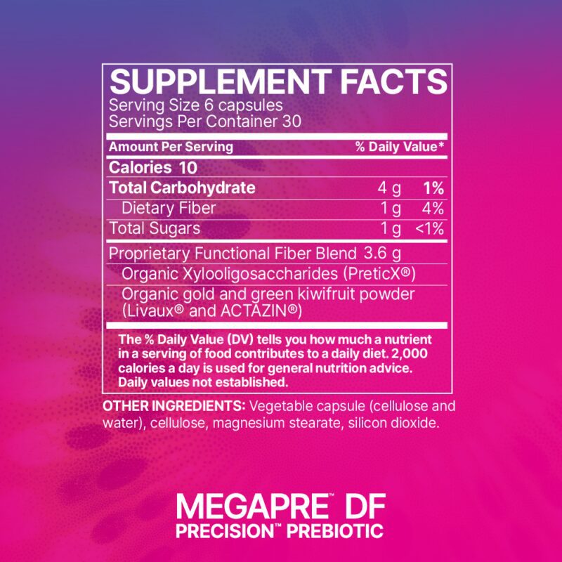 MegaPre Dairy Free Prebiotic Capsules - Image 2